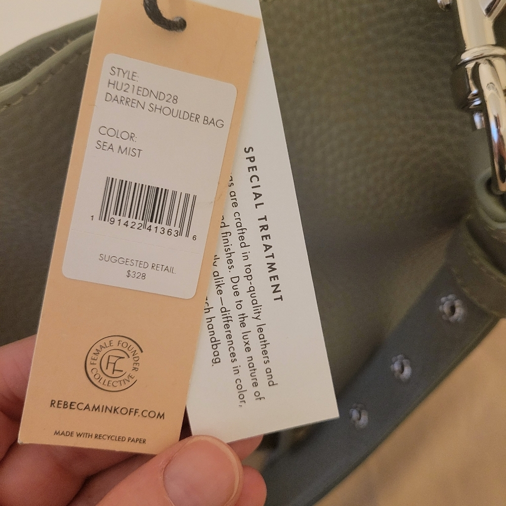 Rebecca Minkoff Gray Bucket Shoulder Bag - Picture 5 of 7